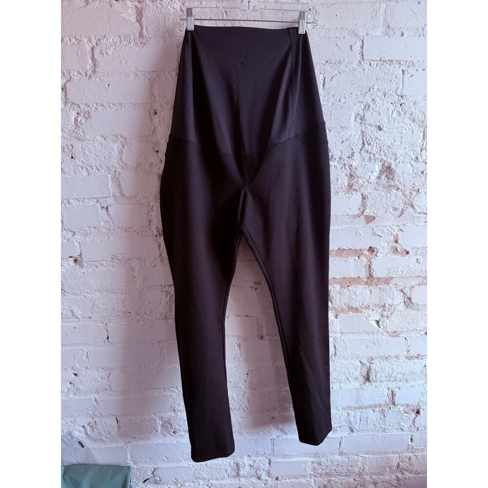 Isabel Maternity XXL Black Stretch Pants Full Belly Panel NWT Ingrid & Isabel